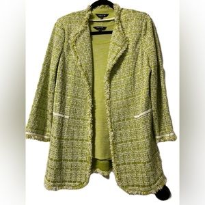 Misook open front Jacket with top